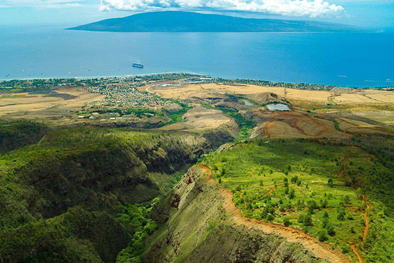 Aerial Helicopter Lahaina West Maui feature