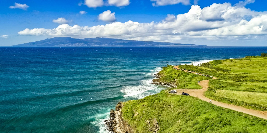 West Maui Aerial View Honolua and Molokai