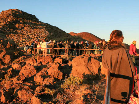 haleakala sunrise bike tour crater sunrise visitors