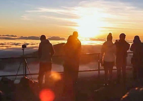 sunrise at haleakala  