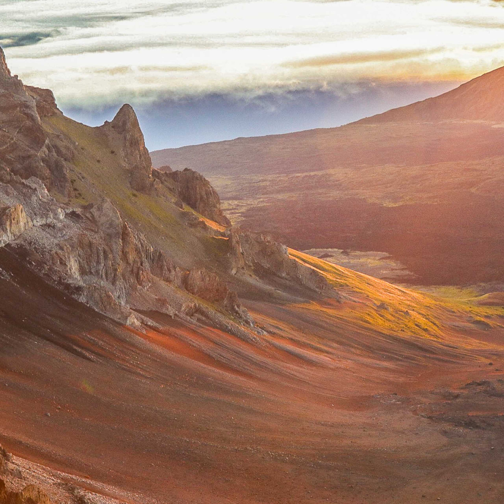 valley isle excursions sunrise haleakala crater sunrise slopes summit