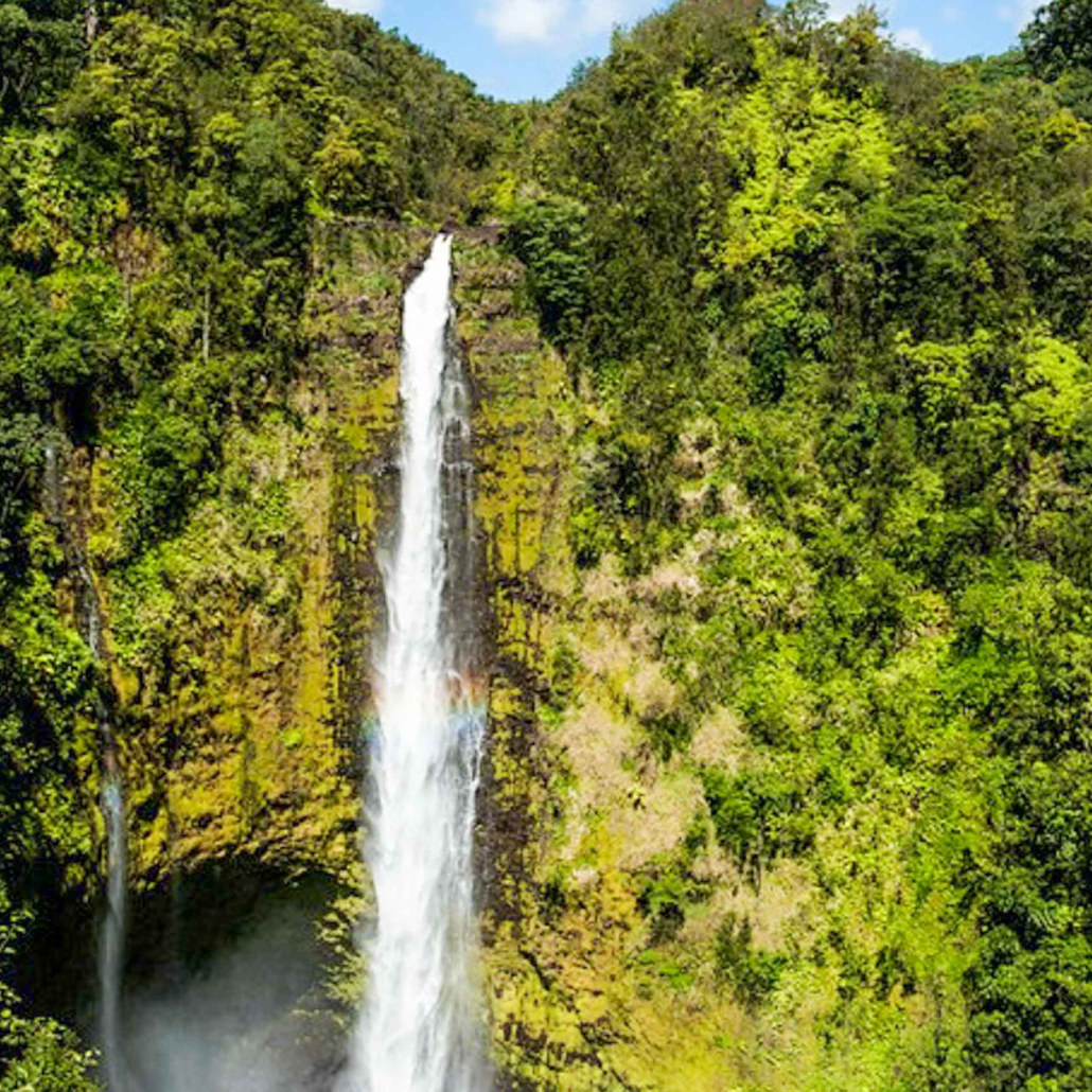 wasabitourshawaii big island full circle tour waterfall overview
