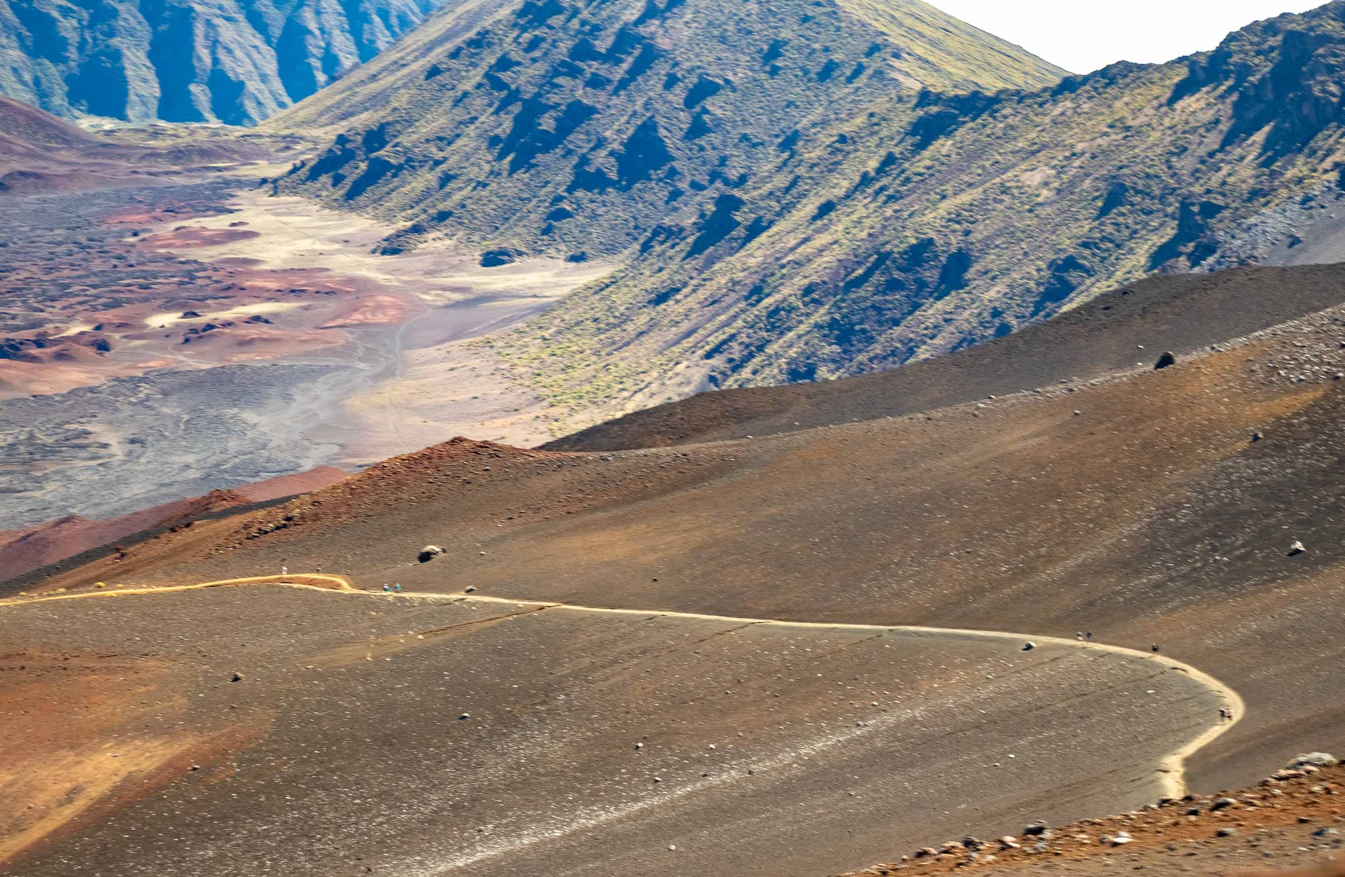 Haleakala Crater Sliding Sands Hiking Trail Maui