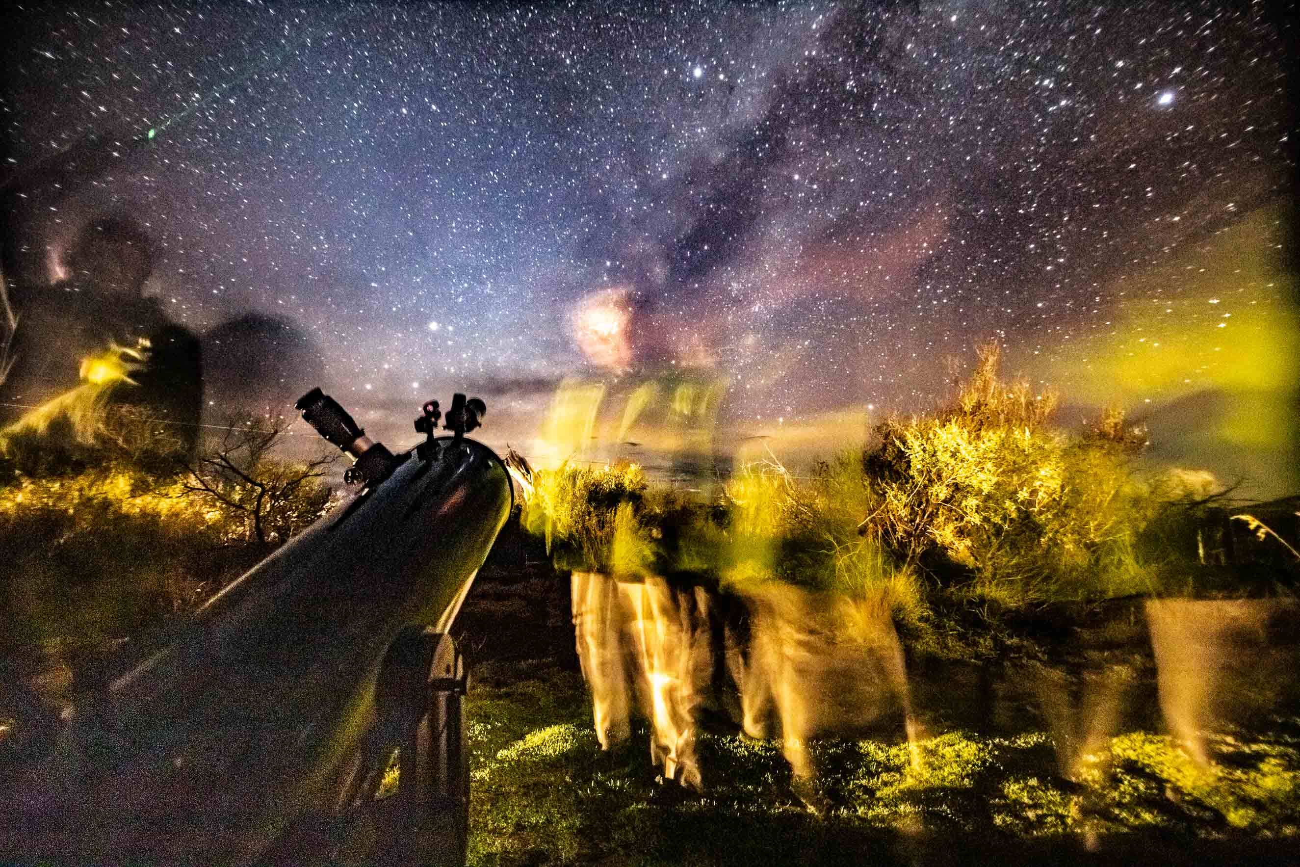 Mauna Kea Star Gazing Night Sky Telescope and Guests Big Island