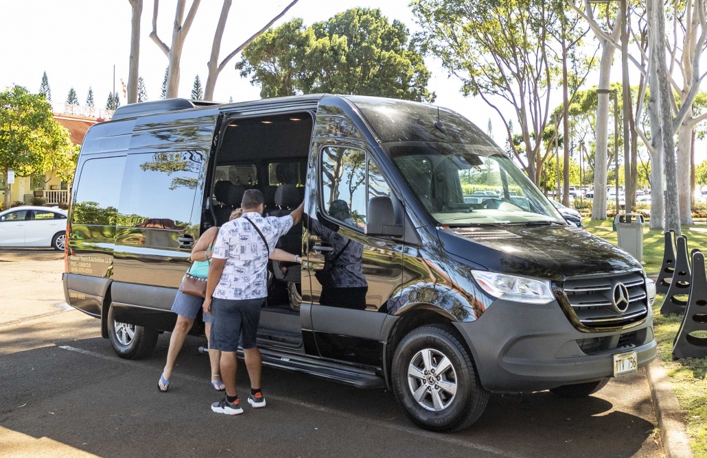Sprinter Tour Van and Guests