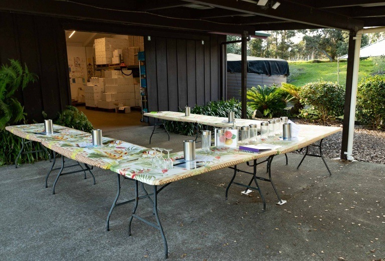 Volcano Winery Exterior Tasting Area Big Island