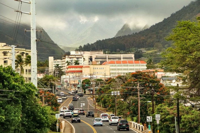 Wailuku Town Main Street and Iao Valley Maui