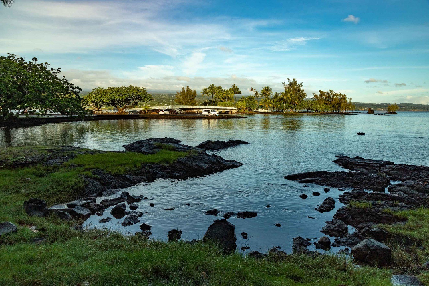 Hilo Bay Coconut Island Bridge