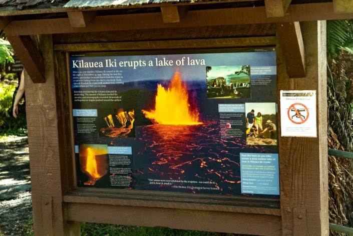 Kilauea Iki Sign