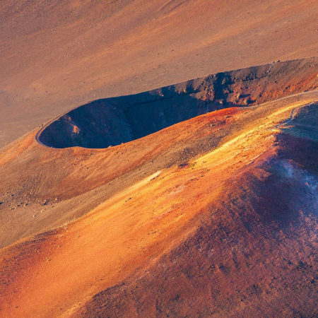 haleakala summit hike aerial product images
