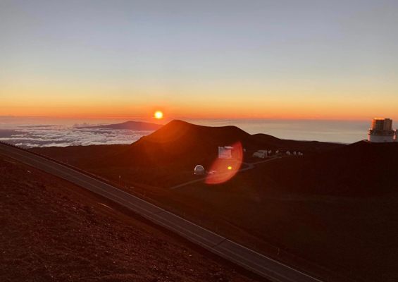 hawaii forest maunakea sunset stargazing view slide