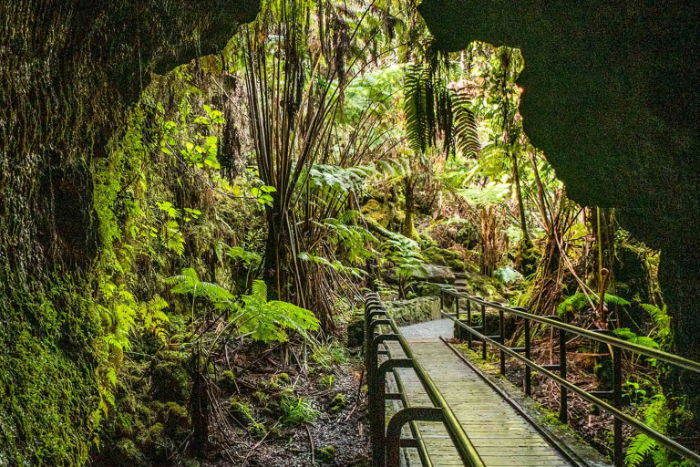 lava tube inside entrance feature