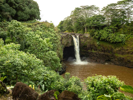 rainbow falls state park waterfall pool