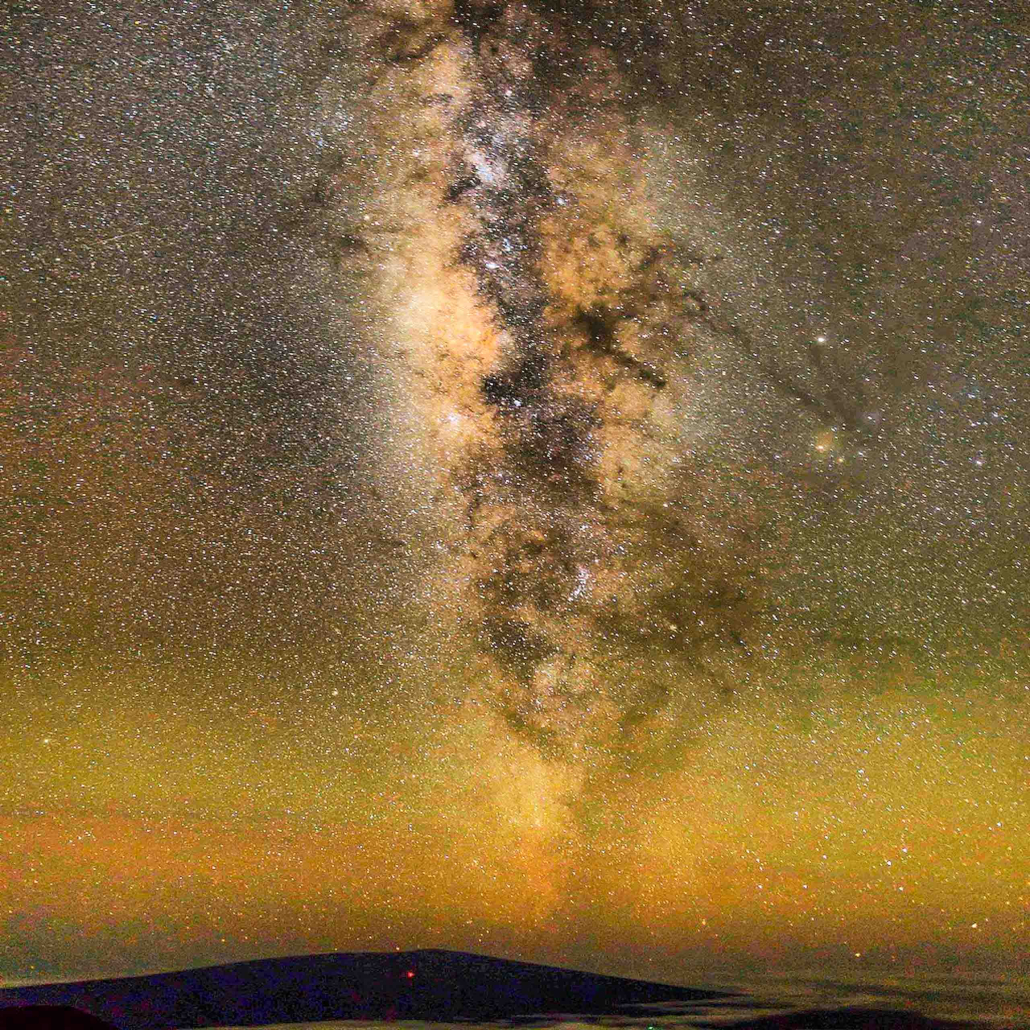 wasabitourshawaii twilight volcano and stargazing tour sky full of stars
