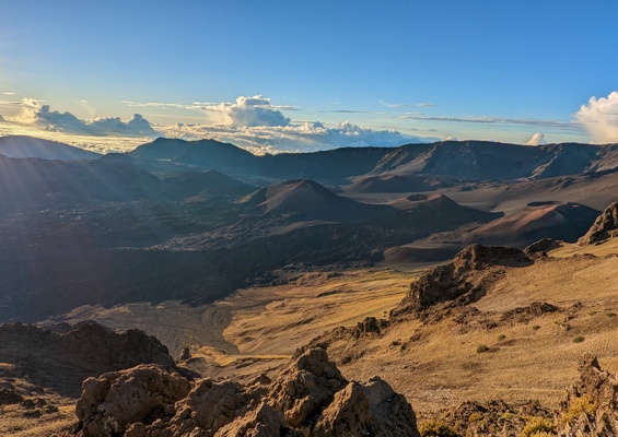 bikemaui haleakala summit downhill bike haleakala view