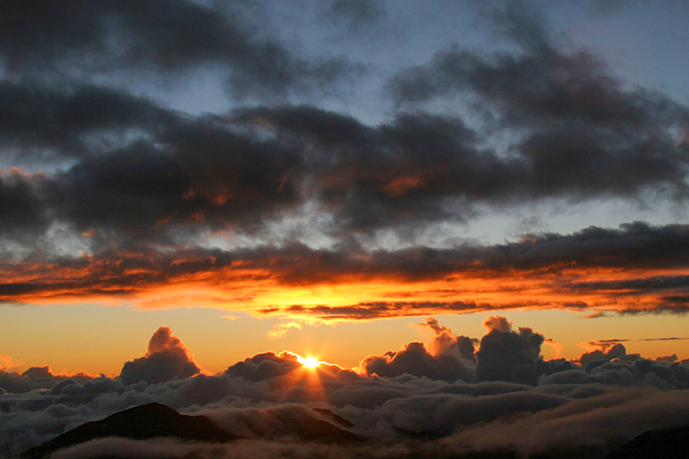bikemaui haleakala summit downhill bike sunrise moment