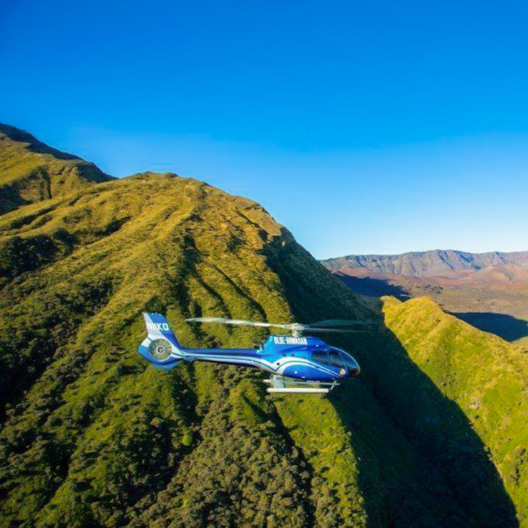blue hawaiian helicopters haleakala and hana daylight