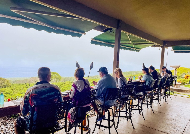 kailanitourshawaii big island grand circle experience slide eating