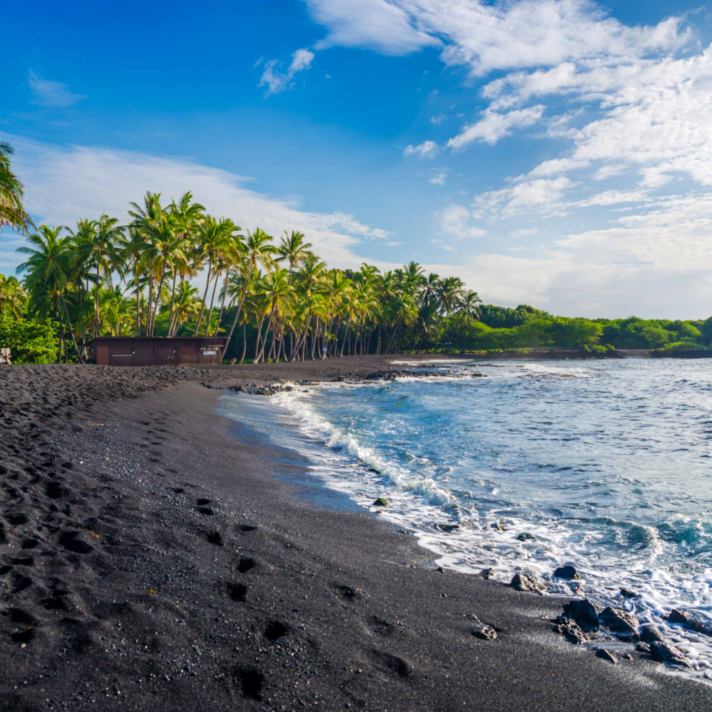 punaluu black sand beach scaled 