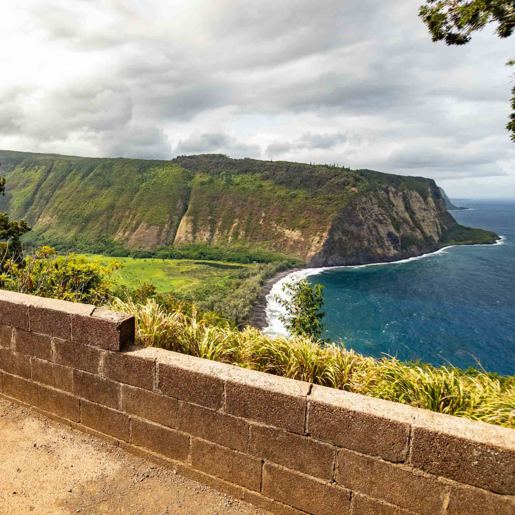 Waipio Valley Overlook Wall and Valley Big Island Hawaii