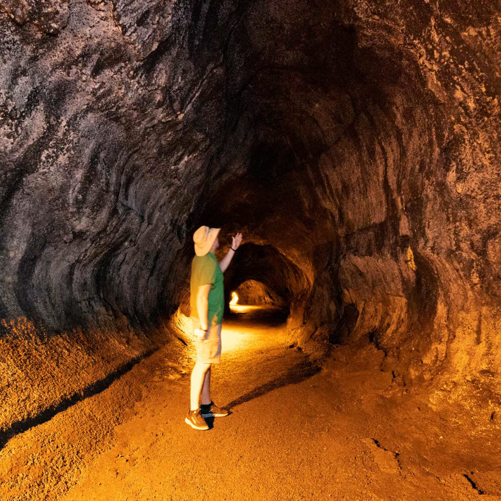 take a walk in the dark through nahuku thurston lava tube hawaii volcanoes national park big island