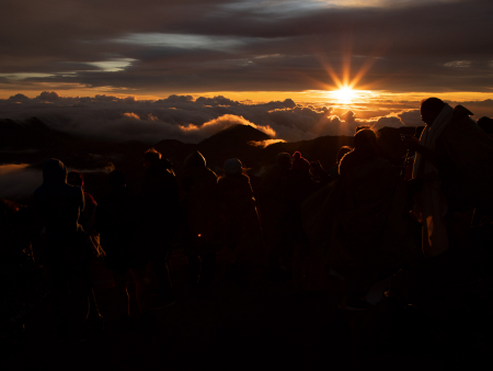 an unforgettable sunrise haleakala national park maui
