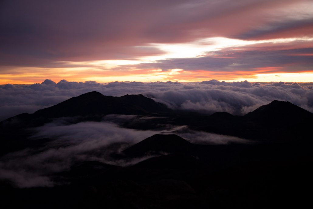 fabulous views of sunrise at haleakala haleakala national park maui