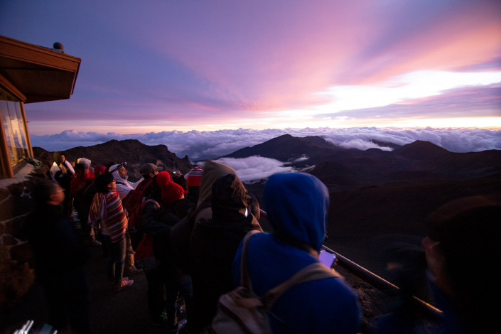 haleakala sunrise tour at haleakala national park maui