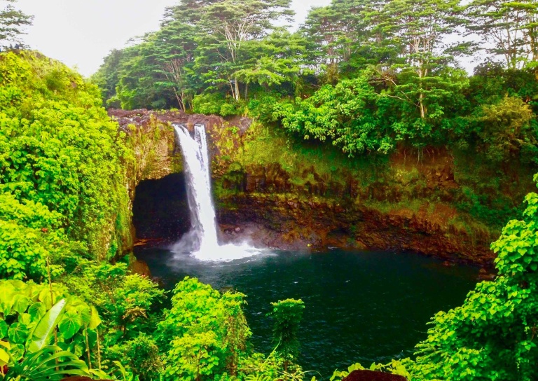 kapohokine ultimate circle island explorer slide rainbow falls