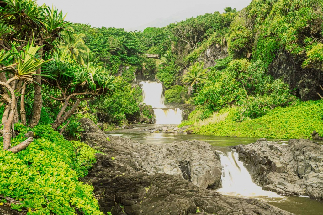 seven sacred pools along the oheo gulch maui hawaii