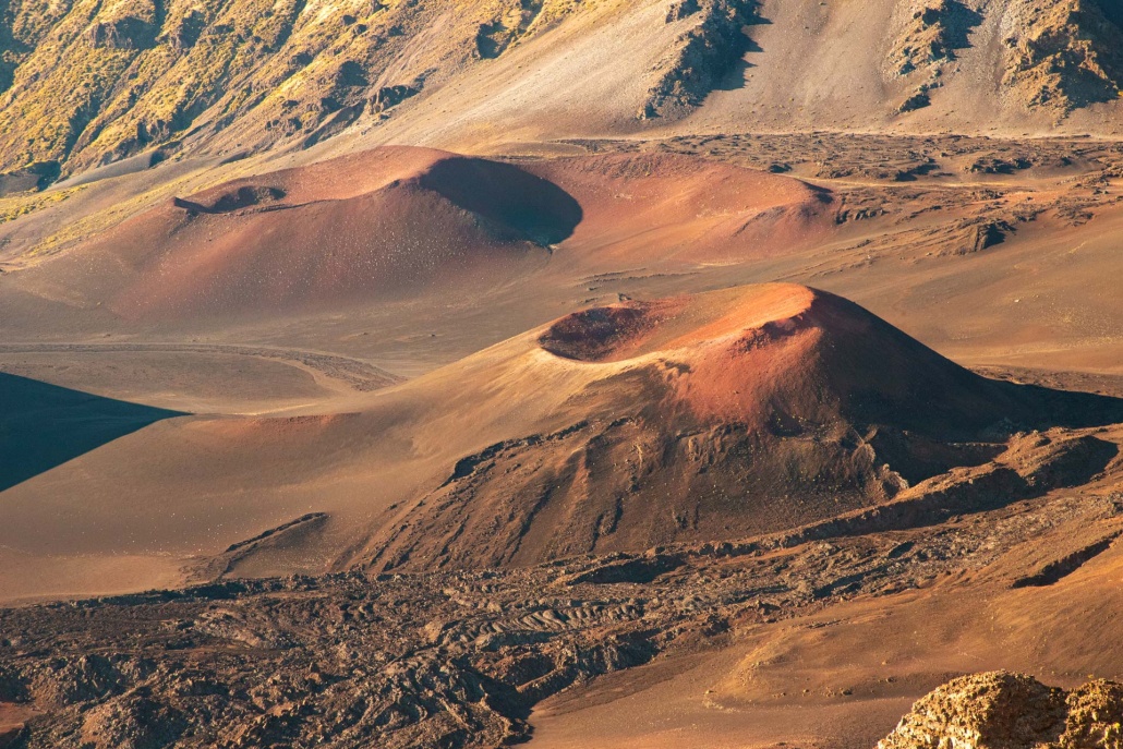 volcanic crater haleakala maui hawaii