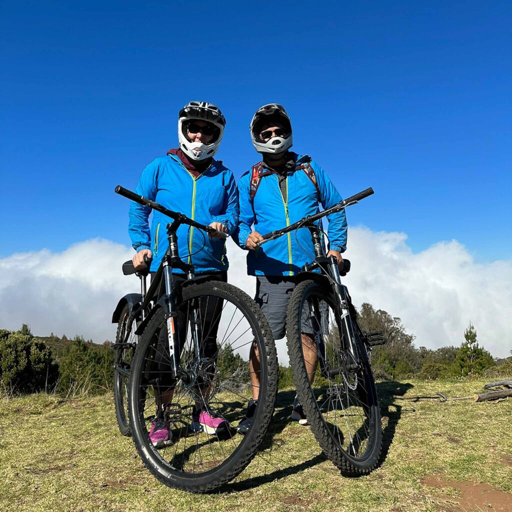 mountainriders guest photo haleakala self guided bike tour couple ride