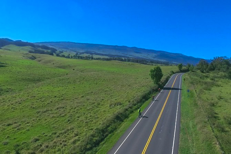 mountainriders haleakala self guided bike tour downhill overview