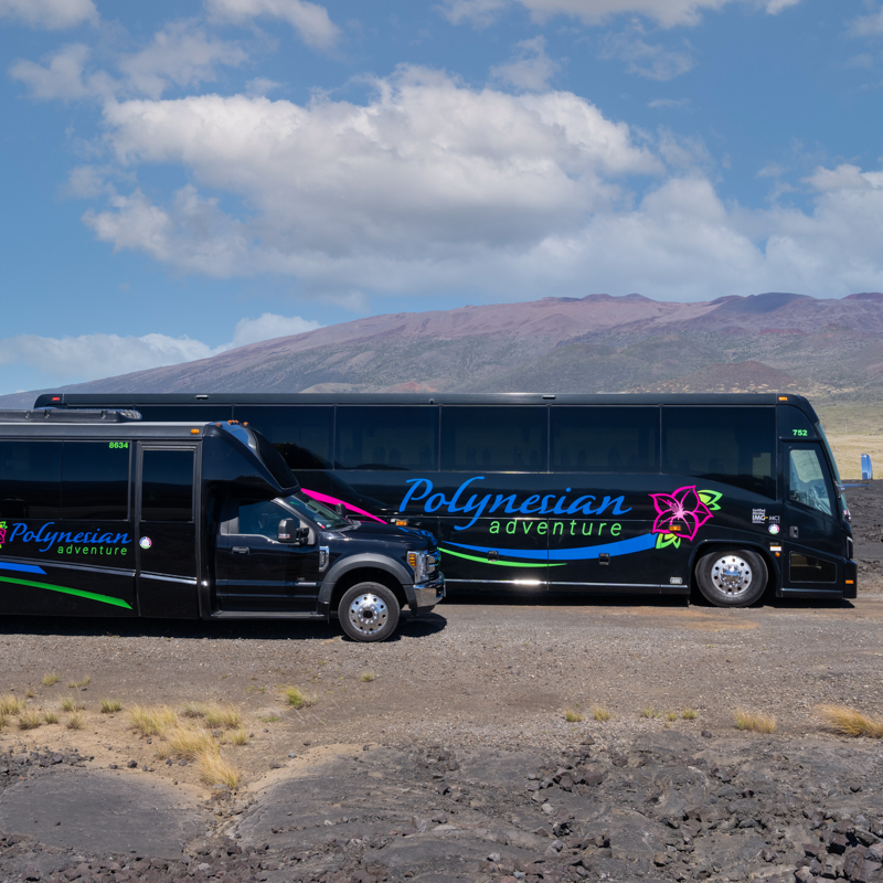 polyad featuring haleakala and Iao valley transportation bus car