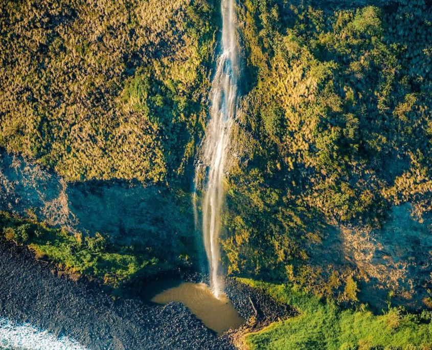 bluehawaiian big island helicopter tour big island waterfalls slide