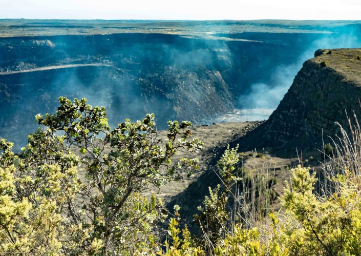 big island top attractions kilauea crater lava lake slide