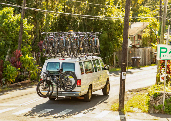 Biking Maui Tour Van Makawao slider