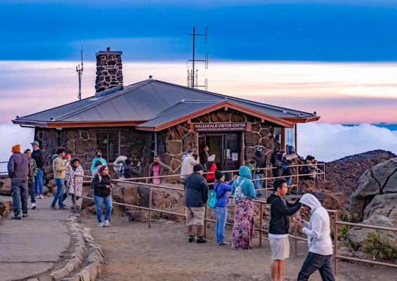 Haleakala Sunrise Visitor Center Maui slider
